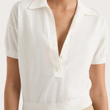 Faithfull - Sable Polo Shirt White - Final Sale