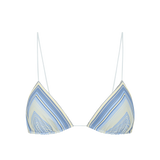 Faithfull - Elea Bikini Top Futura Stripe Sky Blue - Final Sale