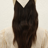 Faithfull - Lucia Head Scarf Butter Textured Gingham