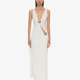 Christopher Esber - Mineral Stone Cascade Tank Dress