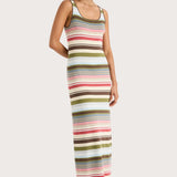 Faithfull - Enya Midi Dress Meleu Stripe Multi