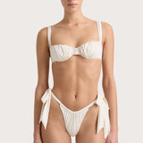 Faithfull - Emily Bikini Top White - Final Sale