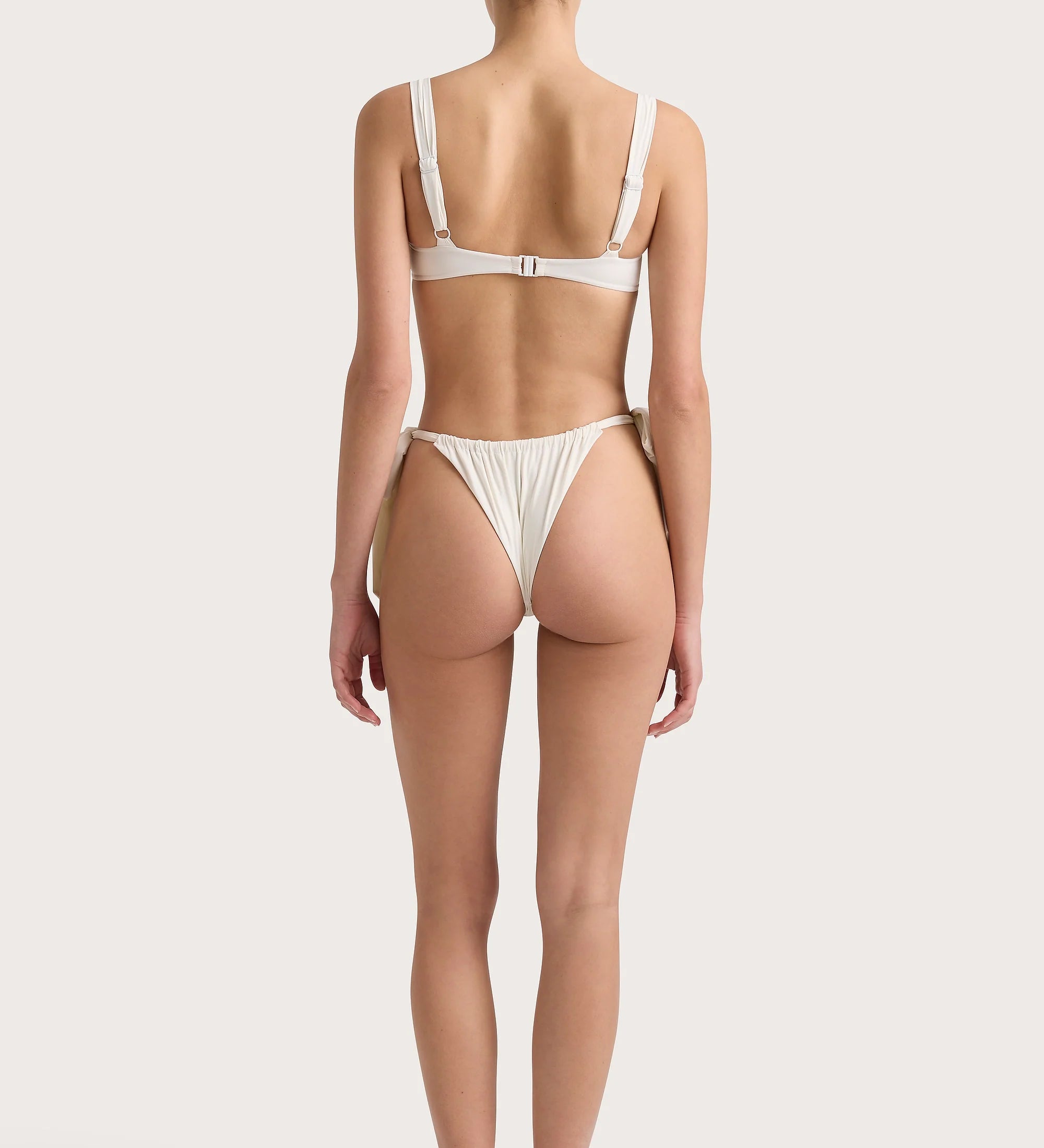 Faithfull - Costa Bikini Bottoms White - Final Sale