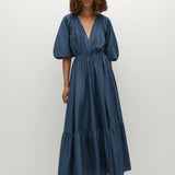 Faithfull - Sigrid Maxi Dress Vintage Navy