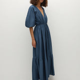 Faithfull - Sigrid Maxi Dress Vintage Navy