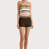 Faithfull - Arlette Strapless Top Meleu Stripe Multi
