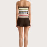 Faithfull - Arlette Strapless Top Meleu Stripe Multi