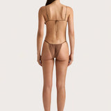 Faithfull - Elea Bikini Top Oliander Cocoa - Final Sale