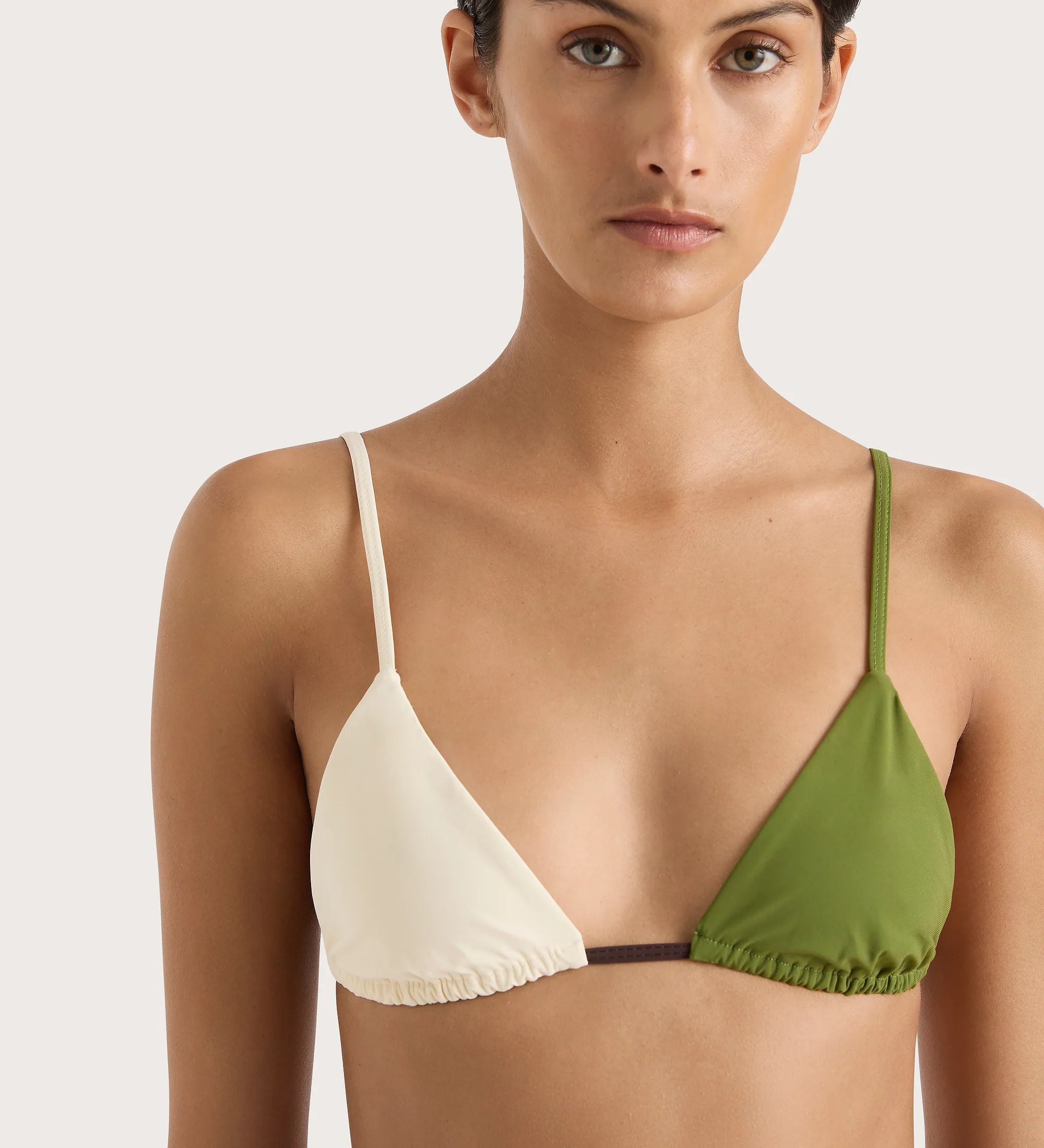 Faithfull - Yeva Bikini Top Verte Multi - Final Sale