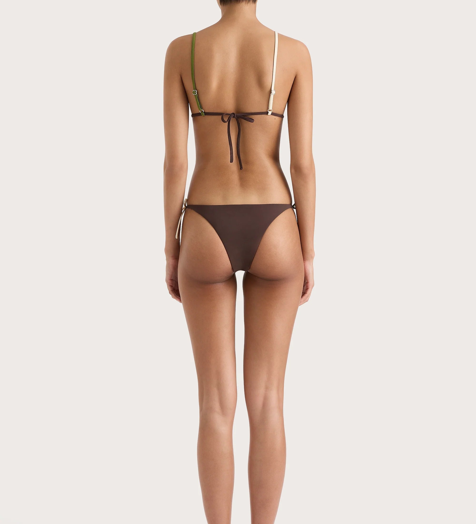 Faithfull - Yeva Bikini Bottom Verte Multi - Final Sale