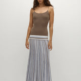 Faithfull - Citara Maxi Dress Pale Blue Stripe - Final Sale