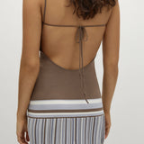 Faithfull - Citara Maxi Dress Pale Blue Stripe - Final Sale