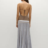 Faithfull - Citara Maxi Dress Pale Blue Stripe - Final Sale