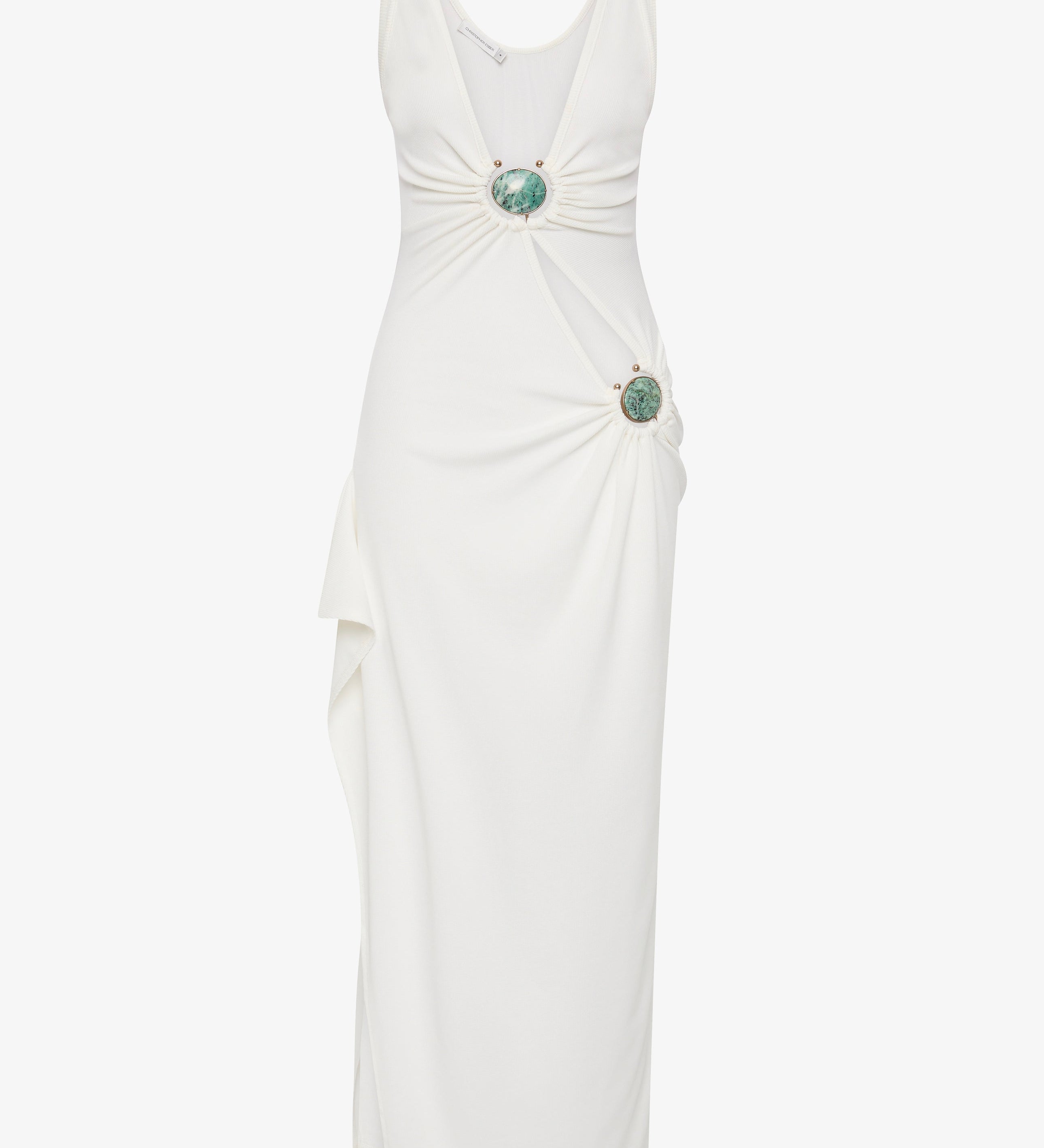 Christopher Esber - Mineral Stone Cascade Tank Dress