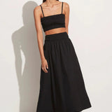 Faithfull - Liya Top Plain Black - Final Sale