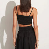 Faithfull - Liya Top Plain Black - Final Sale