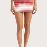 Faithfull - Jane Mini Skirt Breton Stripe Red