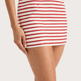 Faithfull - Jane Mini Skirt Breton Stripe Red