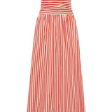 Faithfull - Vera Maxi Dress Orozco Stripe Dusty Tomato