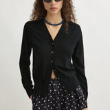 Posse - FINLEY CARDIGAN - BLACK