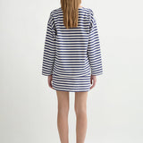 Posse - HAISLEY SKIRT - NAVY STRIPE