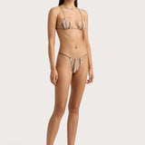 Faithfull - Elea Bikini Bottom Terracotta Stripe - Final Sale