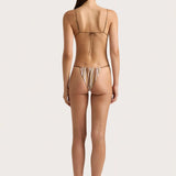 Faithfull - Elea Bikini Top Terracotta Stripe - Final Sale