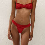Faithfull - Esterel Bikini Bottom Scarlet