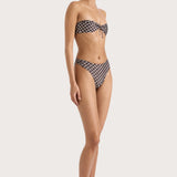 Faithfull - Bandol Bikini Top Espresso Geo - Final Sale