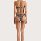 Faithfull - Bandol Bikini Top Espresso Geo - Final Sale