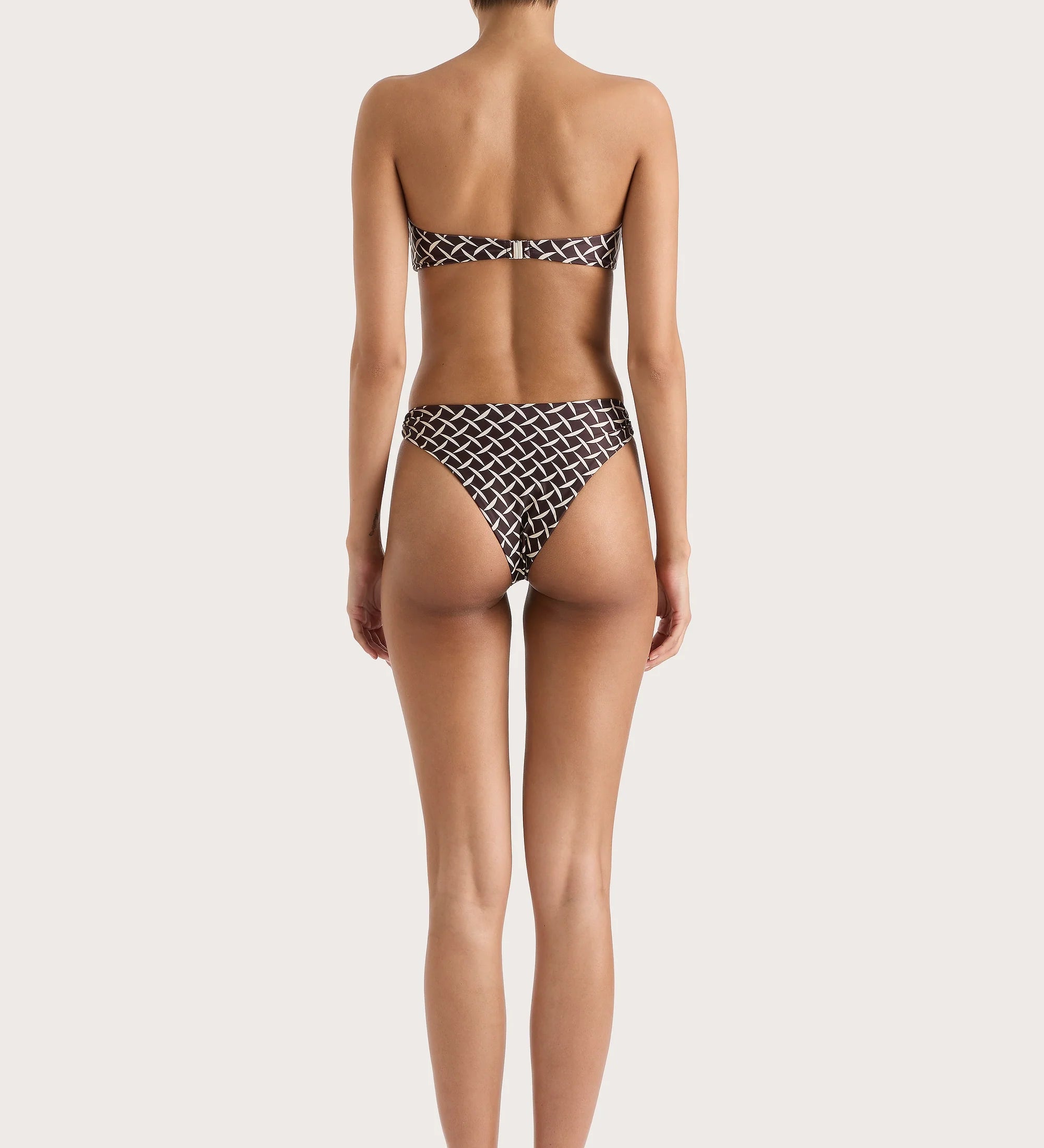 Faithfull - Bandol Bikini Top Espresso Geo - Final Sale
