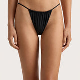 Faithfull - Elea Bikini Bottom Black - Final Sale