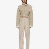 Christopher Esber - Rowan Sateen Cuffed Trouser