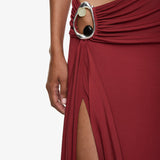 Christopher Esber - Orica Crystal Cascade Jersey Skirt