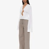 Christopher Esber - Salacia Ruched Long Sleeve Top