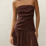 Faithfull - Hedy Mini Dress Carob