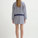 Posse - HAISLEY SKIRT - NAVY STRIPE