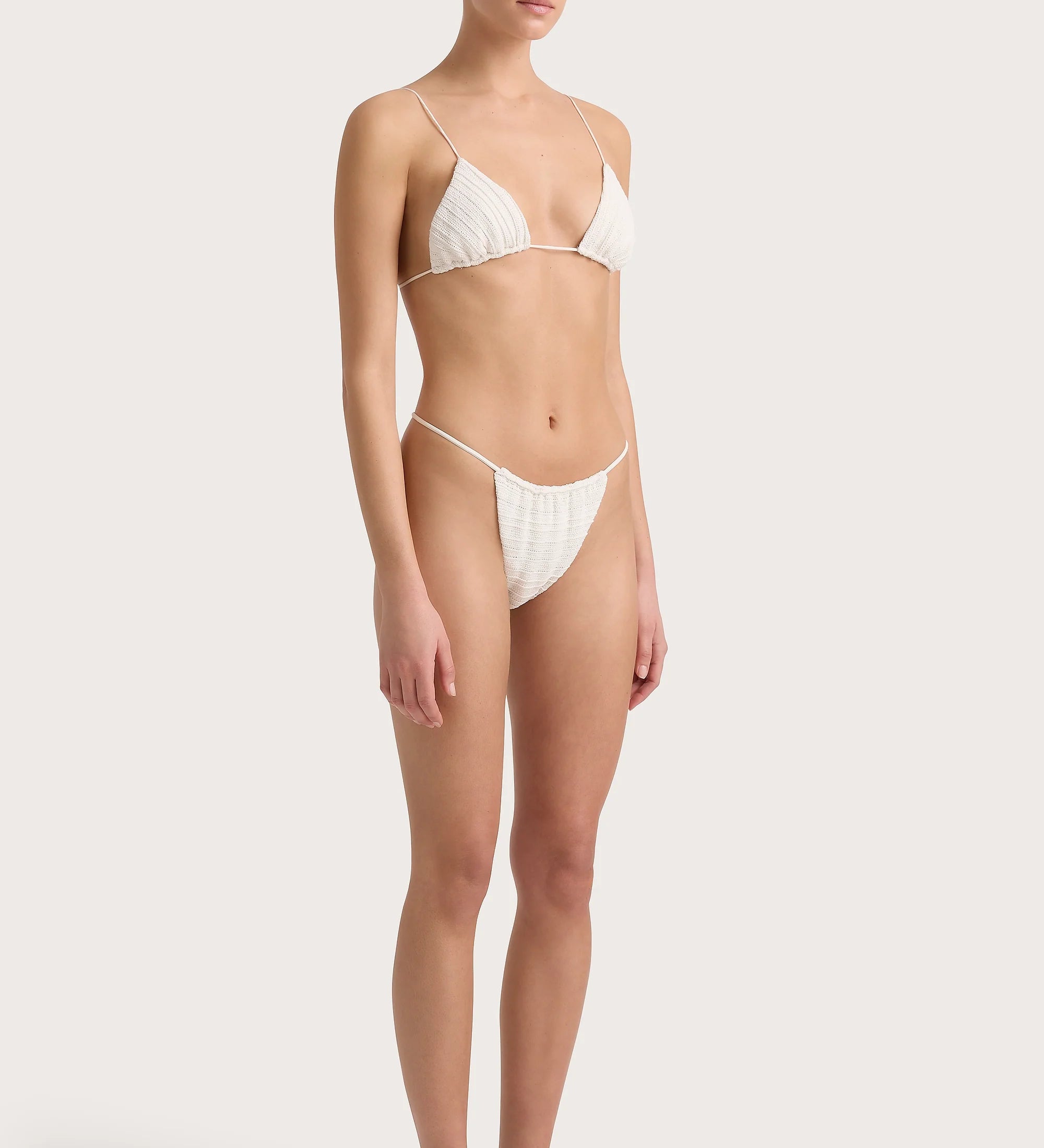 Faithfull - Gianni Crochet Bikini Top White - Final Sale