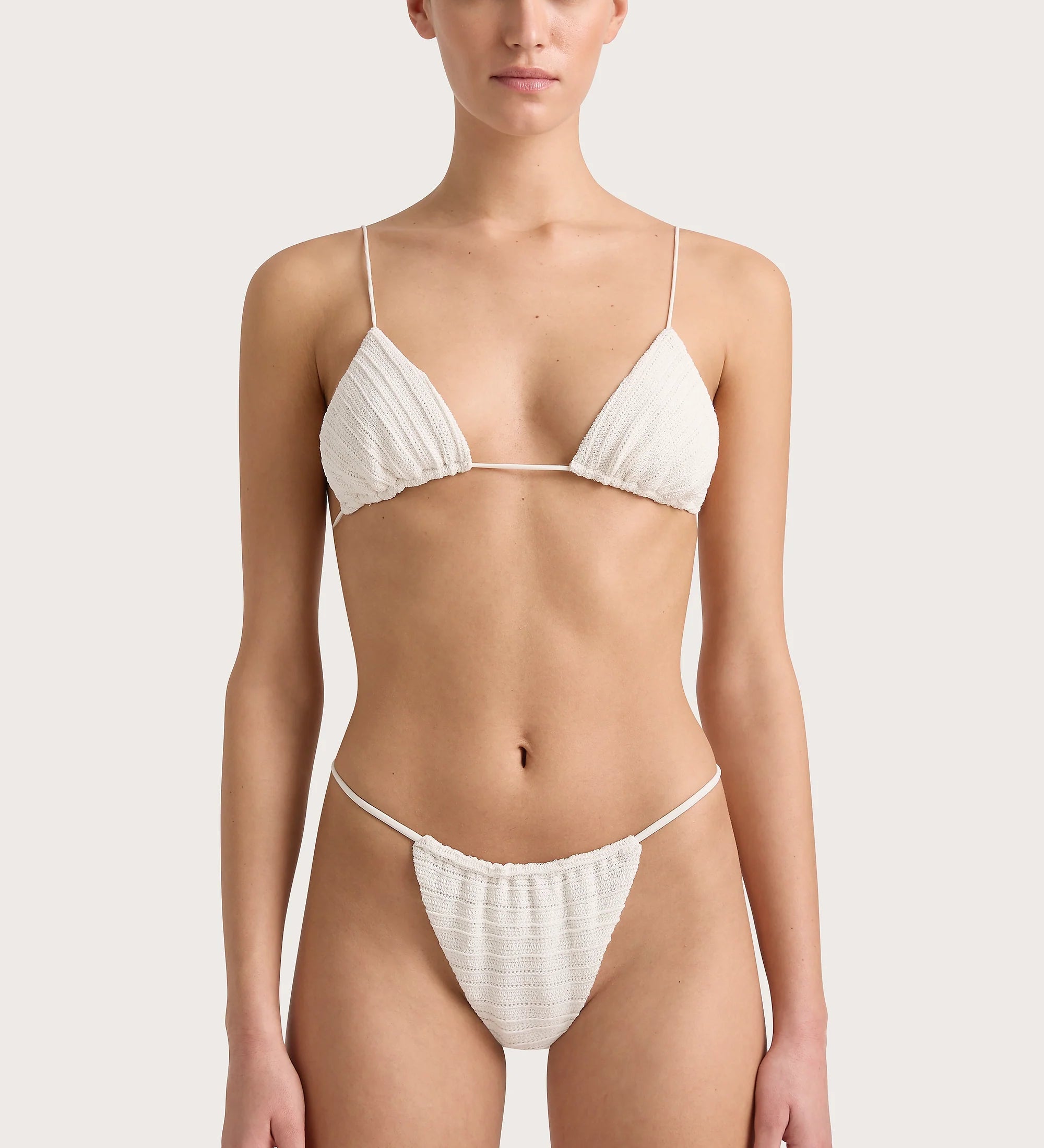 Faithfull - Gianni Crochet Bikini Top White - Final Sale