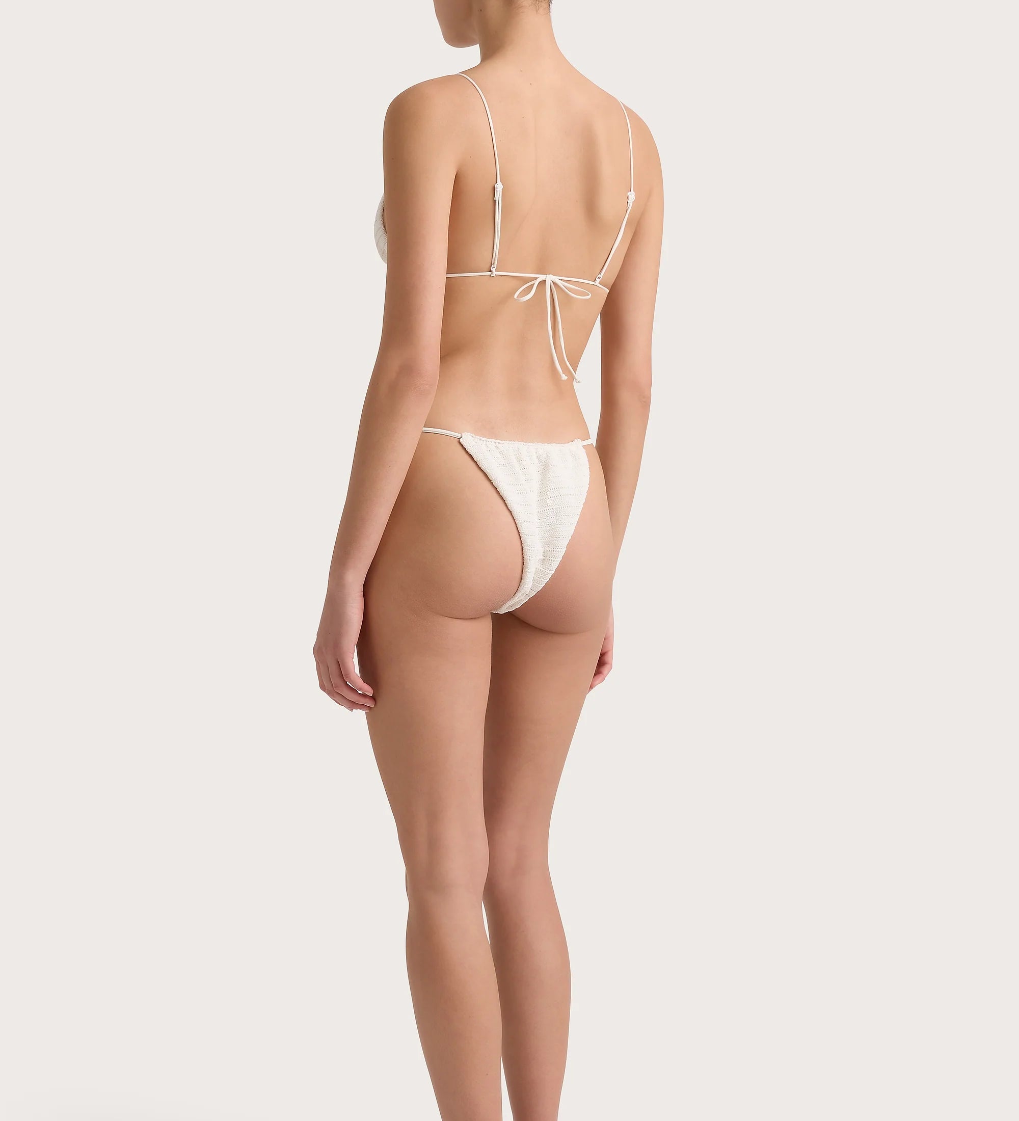 Faithfull - Gianni Crochet Bikini Top White - Final Sale
