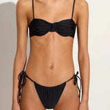Faithfull - Pacific Bikini Bottoms Black - Final Sale