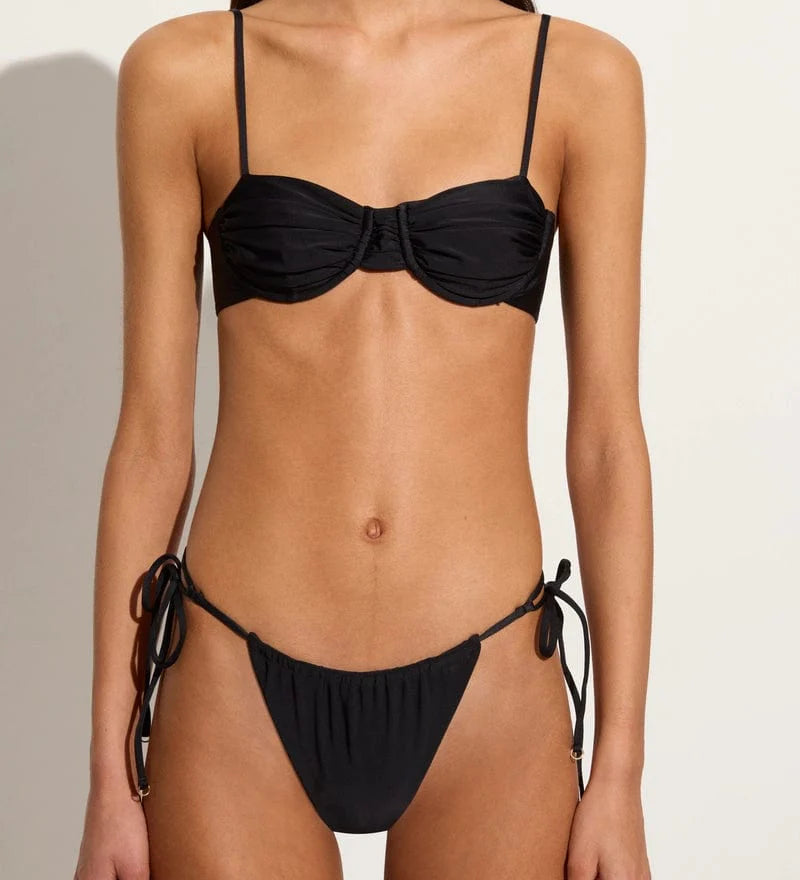 Faithfull - Pacific Bikini Bottoms Black - Final Sale