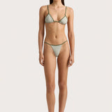 Faithfull - Manon Bikini Top Oliander Khaki - Final Sale