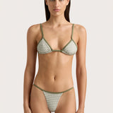Faithfull - Manon Bikini Top Oliander Khaki - Final Sale