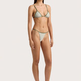 Faithfull - Manon Bikini Top Oliander Khaki - Final Sale