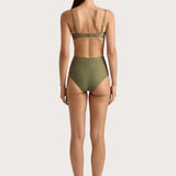Faithfull - Reyes Bikini Bottom Khaki - Final Sale
