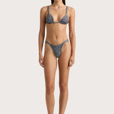 Faithfull - Andez Bikini Bottom Amanylis Charred Navy - Final Sale