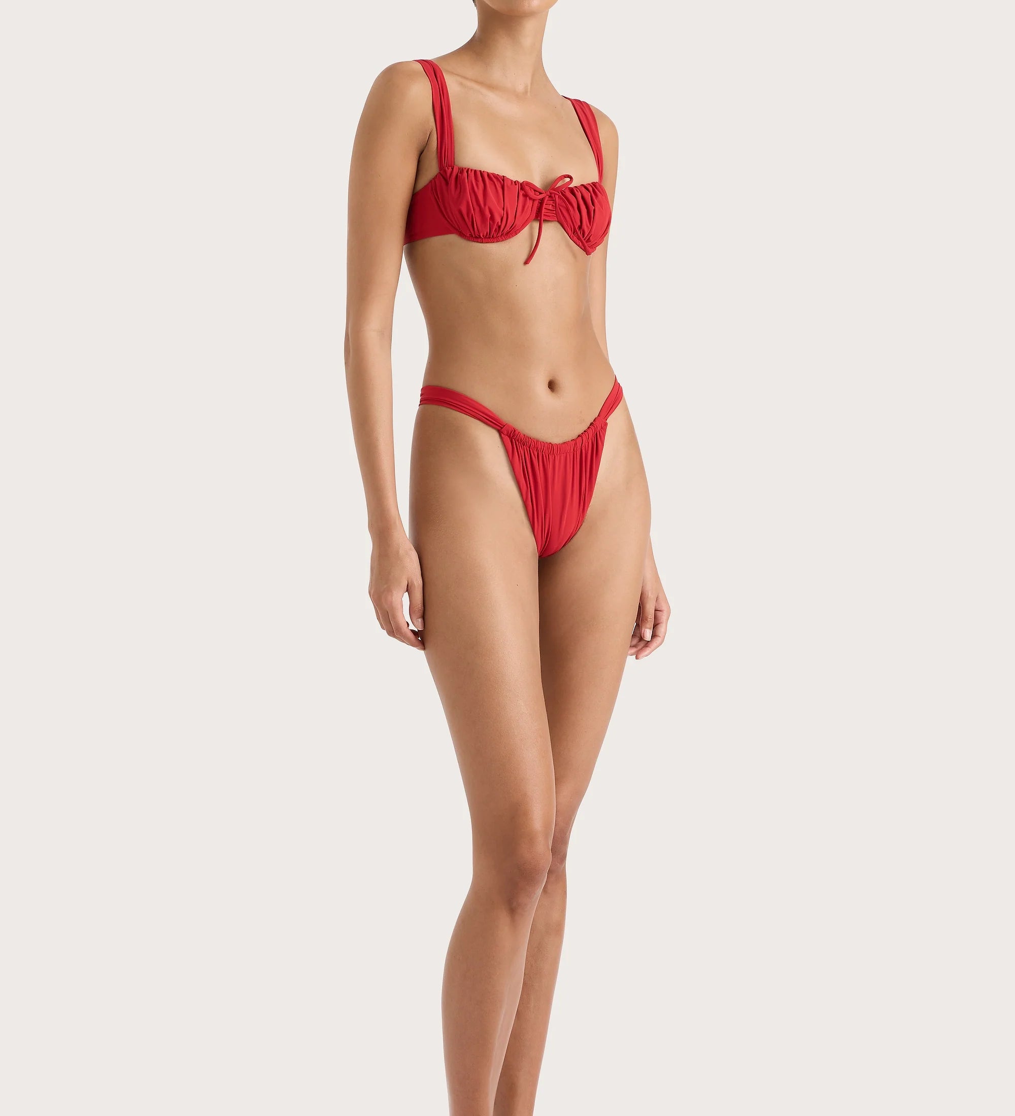 Faithfull - Andez Bikini Bottom Red - Final Sale