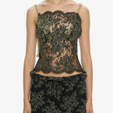 Christopher Esber - Aluna Lace Draped Top