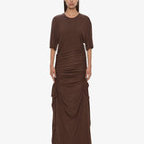 Christopher Esber - Shibari Jersey Ruche Tee Dress